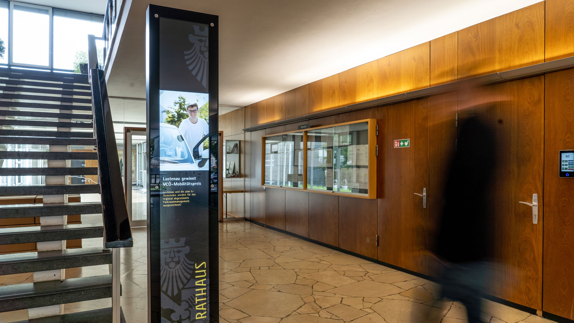 Digitales Leitsystem in Lustenau